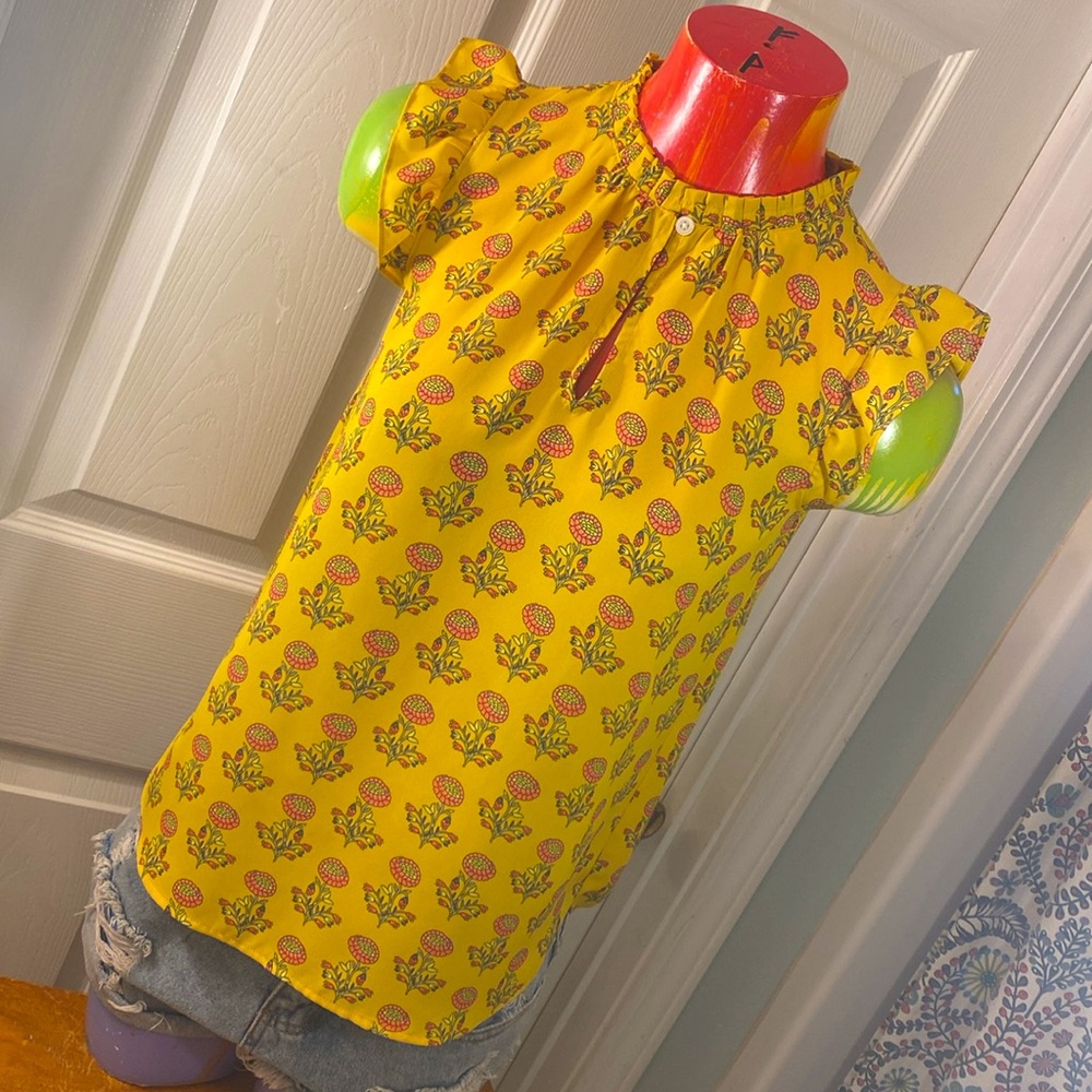 LOFT Petite Adorable Floral Blouse